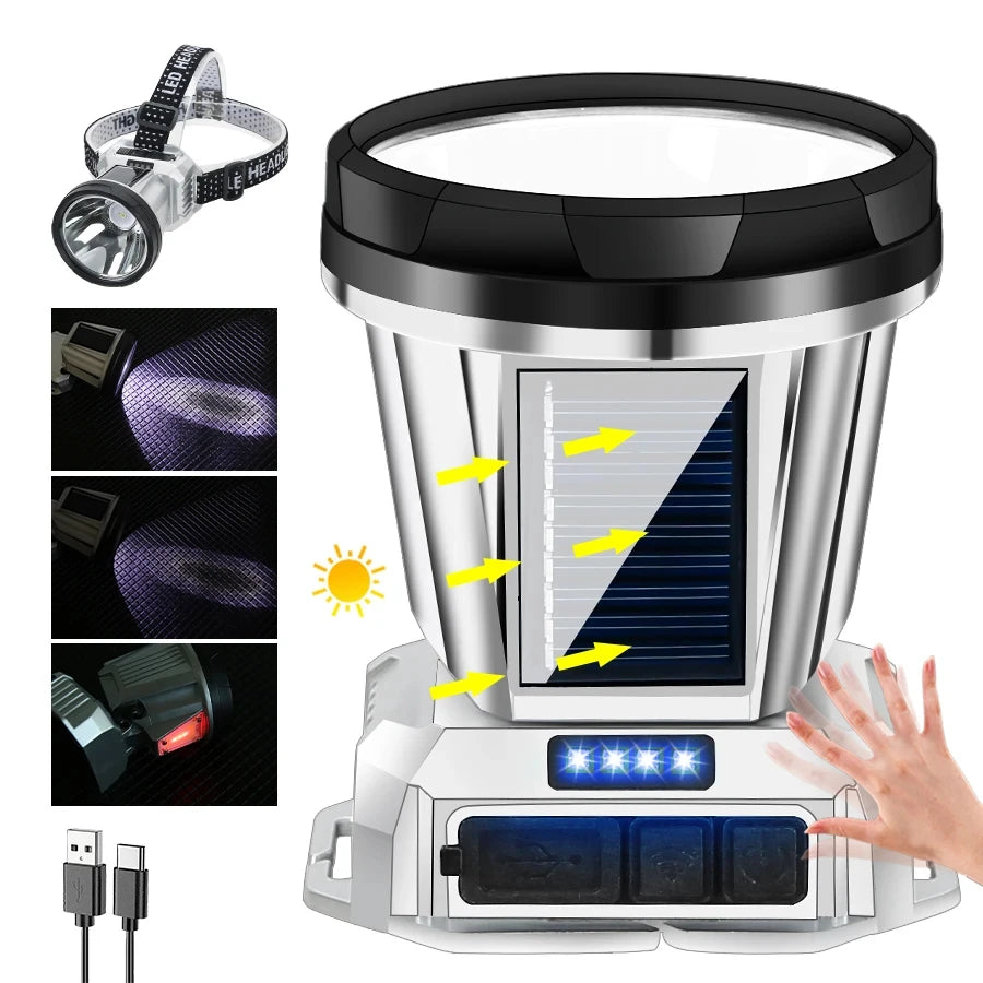 Super Bright LED Rechargeable High-power Headlight Fishing Lamp