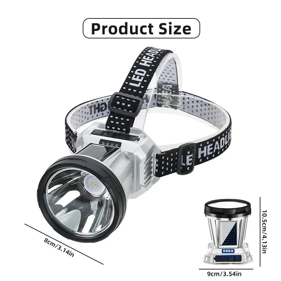Super Bright LED Rechargeable High-power Headlight Fishing Lamp
