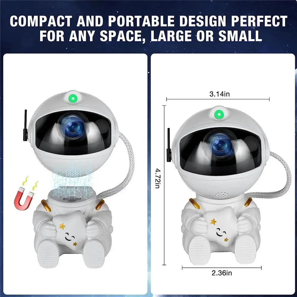 Star Projector Galaxy Night Light LED Astronaut Space Projector