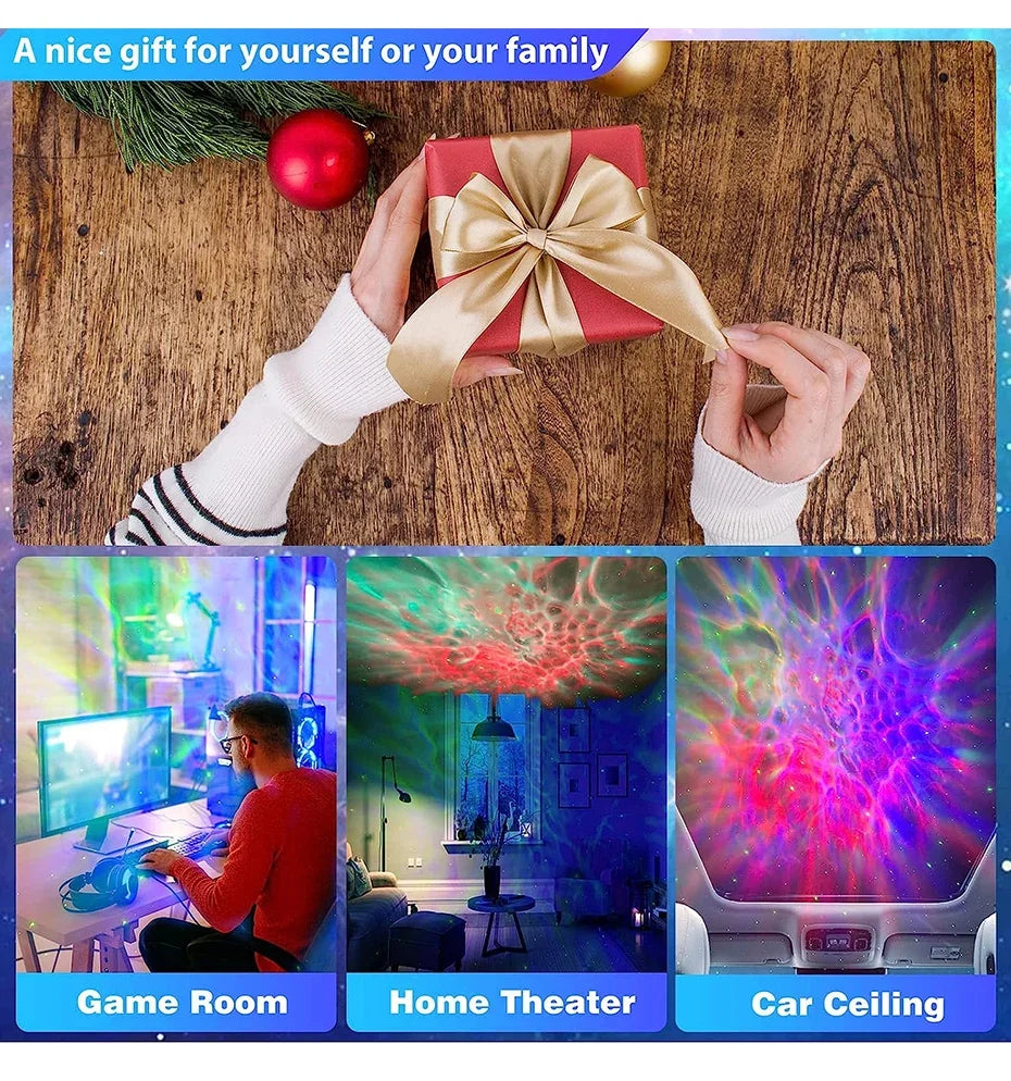 Star Projector Galaxy Night Light LED Astronaut Space Projector
