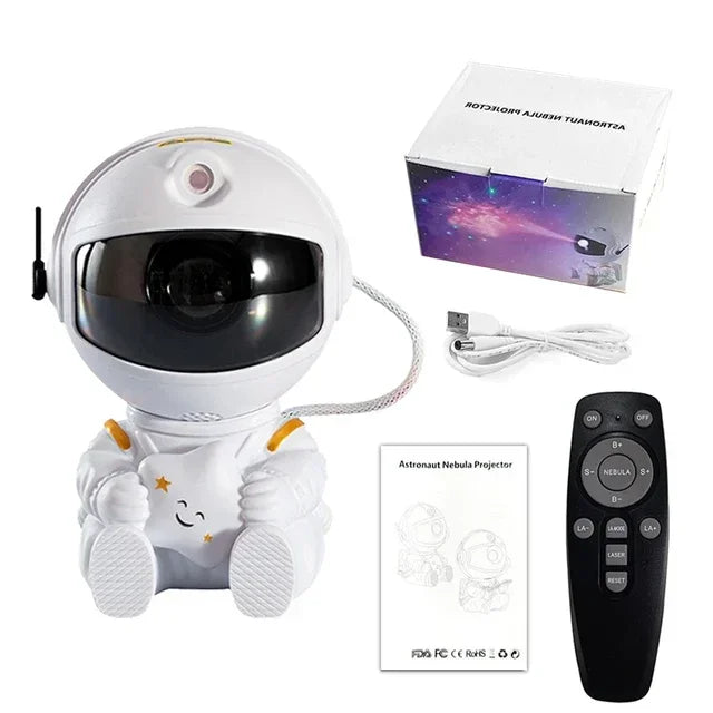 Star Projector Galaxy Night Light LED Astronaut Space Projector