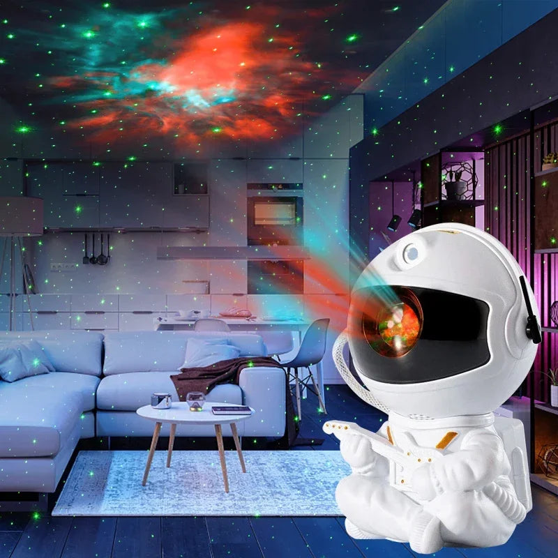 Star Projector Galaxy Night Light LED Astronaut Space Projector