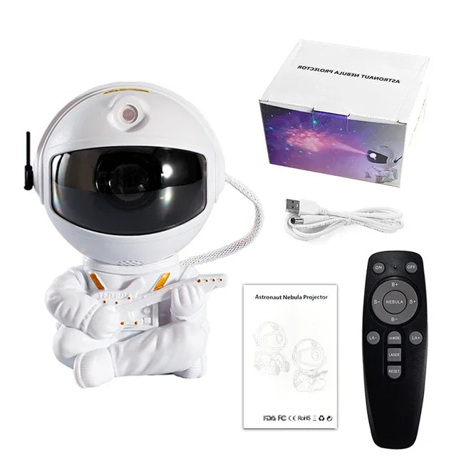 Star Projector Galaxy Night Light LED Astronaut Space Projector