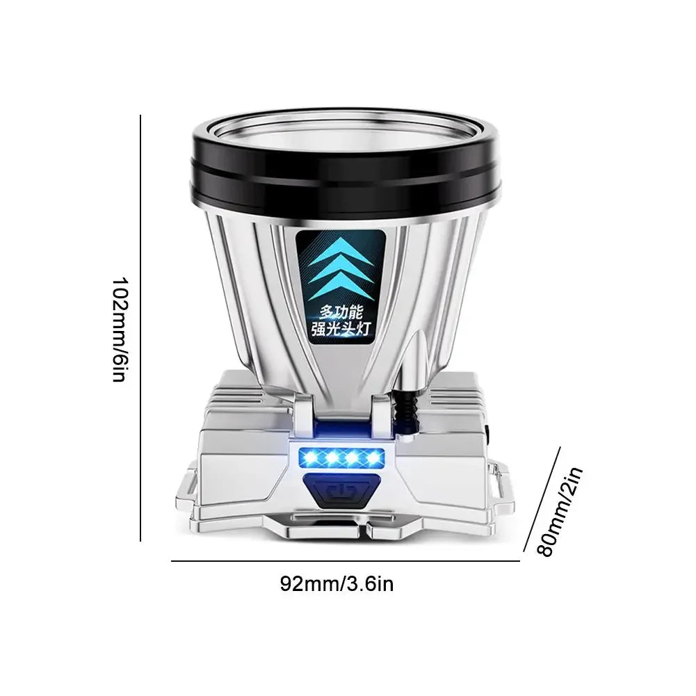 Super Bright LED Rechargeable High-power Headlight Fishing Lamp